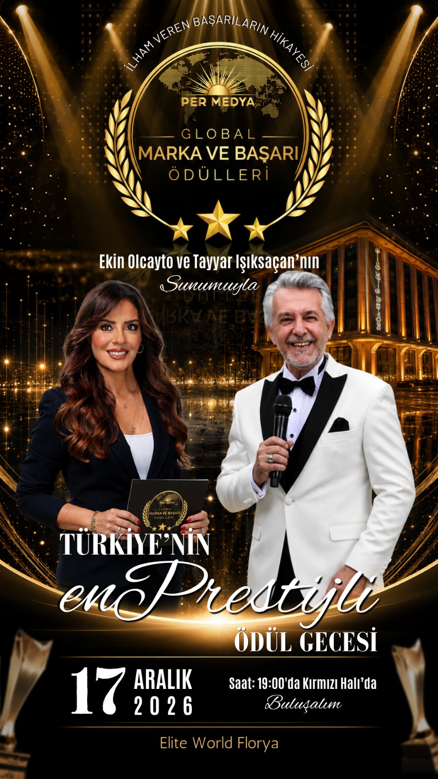 17 Aralık PerMedya Global Marka ve Başarı Ödülleri